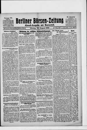 Berliner Börsen-Zeitung vom 30.08.1920