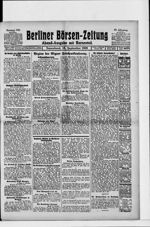 Berliner Börsen-Zeitung vom 18.09.1920