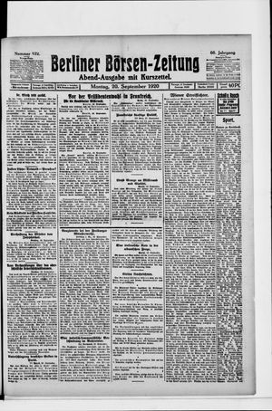 Berliner Börsen-Zeitung vom 20.09.1920