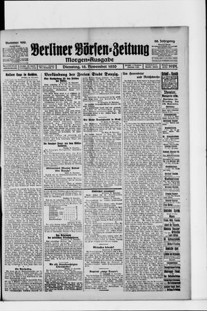 Berliner Börsen-Zeitung vom 16.11.1920
