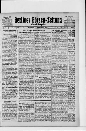 Berliner Börsen-Zeitung vom 01.12.1920