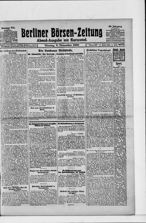 Berliner Börsen-Zeitung vom 06.12.1920