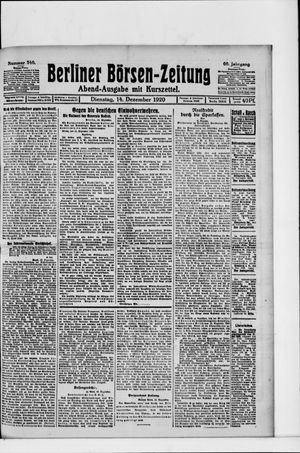 Berliner Börsen-Zeitung vom 14.12.1920
