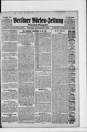 Berliner Börsen-Zeitung vom 19.12.1920