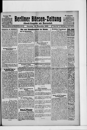 Berliner Börsen-Zeitung vom 28.12.1920