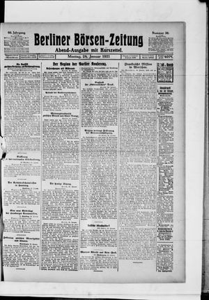 Berliner Börsen-Zeitung on Jan 24, 1921