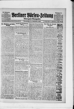 Berliner Börsen-Zeitung vom 15.02.1921