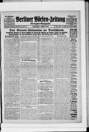 Berliner Börsen-Zeitung vom 04.03.1921