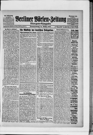 Berliner Börsen-Zeitung vom 10.03.1921