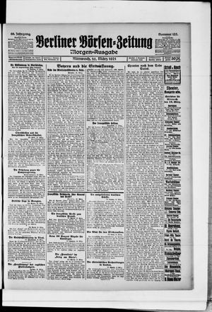 Berliner Börsen-Zeitung vom 16.03.1921