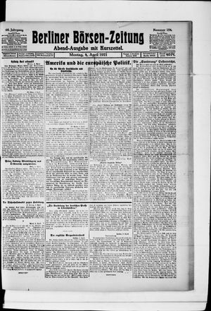 Berliner Börsen-Zeitung vom 04.04.1921