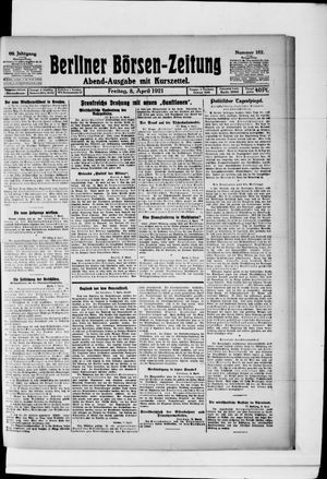 Berliner Börsen-Zeitung vom 08.04.1921