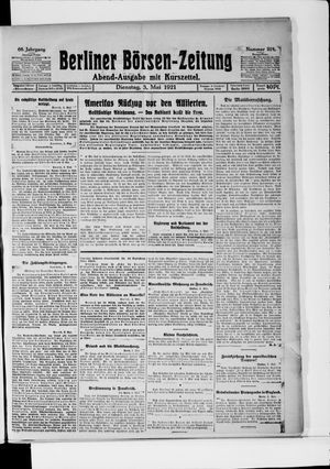 Berliner Börsen-Zeitung on May 3, 1921