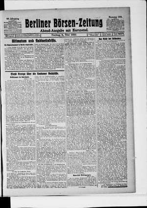 Berliner Börsen-Zeitung vom 06.05.1921