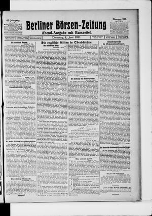 Berliner Börsen-Zeitung on Jun 7, 1921
