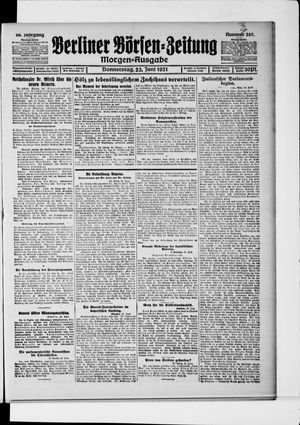 Berliner Börsen-Zeitung vom 23.06.1921