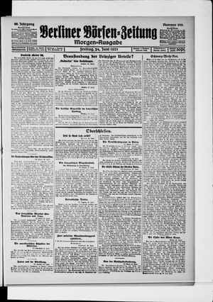 Berliner Börsen-Zeitung vom 24.06.1921