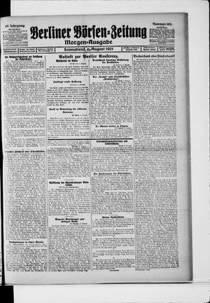 Berliner Börsen-Zeitung vom 06.08.1921