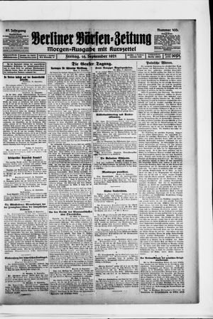 Berliner Börsen-Zeitung vom 16.09.1921