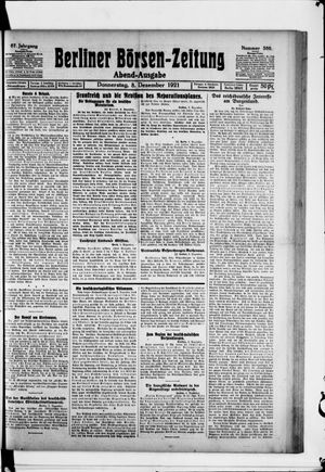 Berliner Börsen-Zeitung vom 08.12.1921