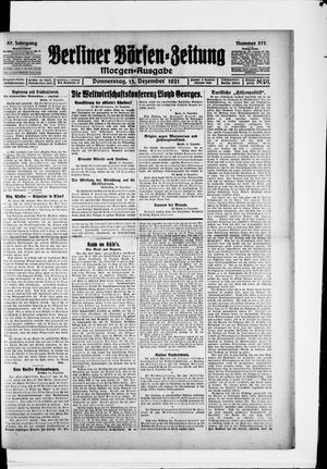 Berliner Börsen-Zeitung vom 15.12.1921