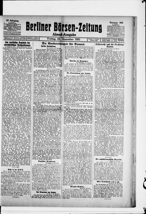 Berliner Börsen-Zeitung vom 23.12.1921