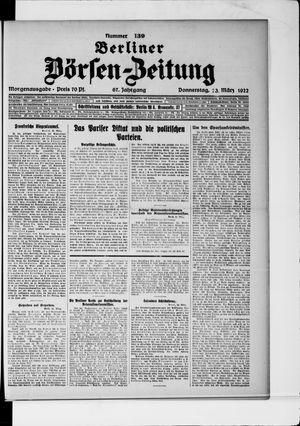 Berliner Börsen-Zeitung vom 23.03.1922