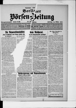 Berliner Börsen-Zeitung vom 24.03.1922