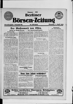 Berliner Börsen-Zeitung vom 03.04.1923