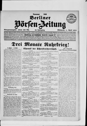 Berliner Börsen-Zeitung on Apr 11, 1923