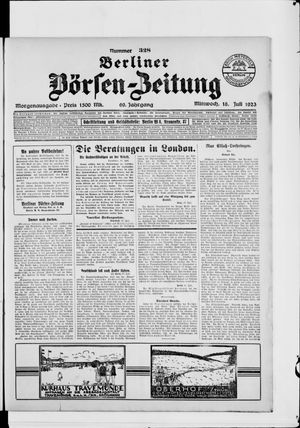 Berliner Börsen-Zeitung vom 18.07.1923