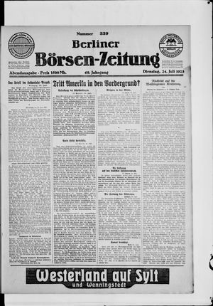 Berliner Börsen-Zeitung vom 24.07.1923