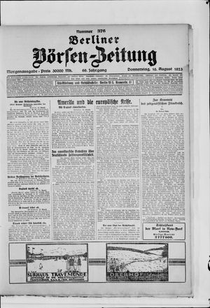 Berliner Börsen-Zeitung vom 16.08.1923