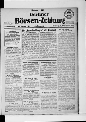 Berliner Börsen-Zeitung vom 11.09.1923
