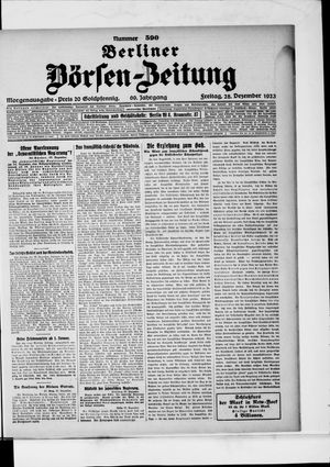 Berliner Börsen-Zeitung vom 28.12.1923