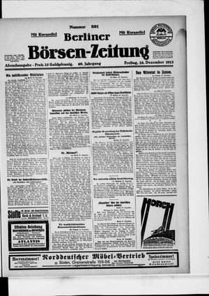 Berliner Börsen-Zeitung vom 28.12.1923