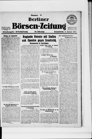 Berliner Börsen-Zeitung vom 05.01.1924