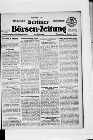 Berliner Börsen-Zeitung on Jan 8, 1924