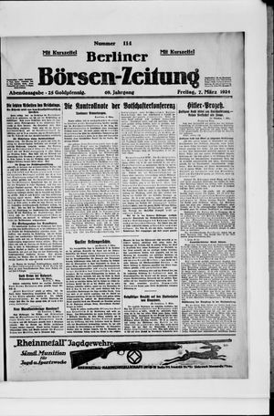 Berliner Börsen-Zeitung vom 07.03.1924