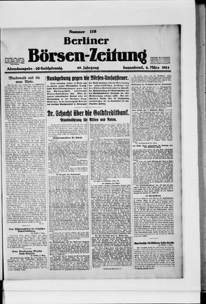 Berliner Börsen-Zeitung vom 08.03.1924