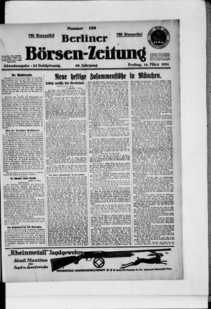 Berliner Börsen-Zeitung vom 14.03.1924