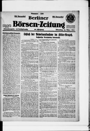 Berliner Börsen-Zeitung on Mar 18, 1924