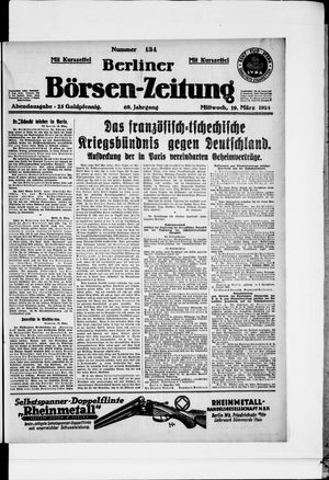 Berliner Börsen-Zeitung on Mar 19, 1924