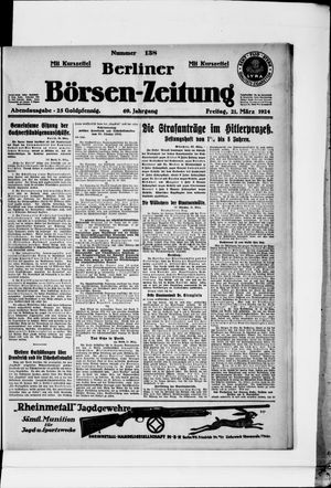 Berliner Börsen-Zeitung on Mar 21, 1924