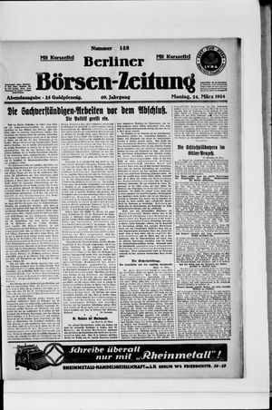 Berliner Börsen-Zeitung vom 24.03.1924