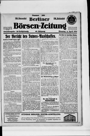 Berliner Börsen-Zeitung vom 08.04.1924