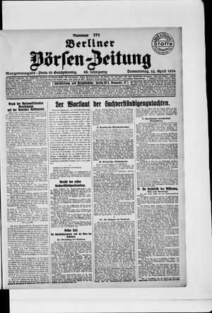 Berliner Börsen-Zeitung vom 10.04.1924