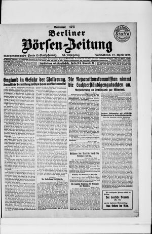 Berliner Börsen-Zeitung vom 12.04.1924