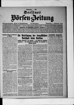 Berliner Börsen-Zeitung on Feb 3, 1925