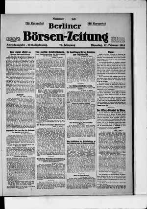 Berliner Börsen-Zeitung vom 17.02.1925